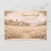 中立的なボタニカルガーデンのおむつくじ エンクロージャーカード (正面)