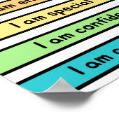 中立的な主張子供へ子供部屋 ポスター (角)