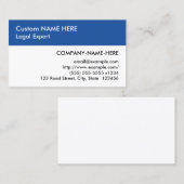 中立的な基本的なビジネス・カード 名刺 (正面/裏面)