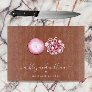 中立的なTerracottaカップル名確立スクリプト カッティングボード