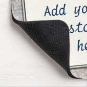 中立石の質のカスタムな文字の叫び マウスパッド (コーナー)