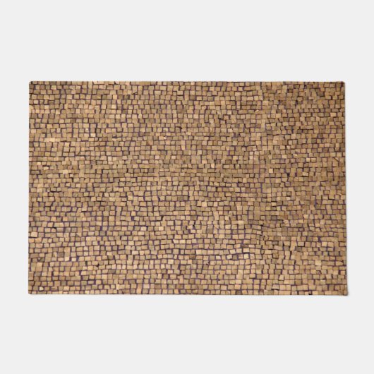 中立石扉マットラージ ドアマット (正面)