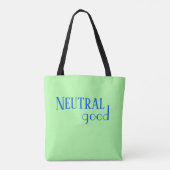 中立良好な位置合わせ トートバッグ (裏面)