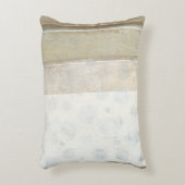 中立色の装飾的なパネルの絵画 アクセントクッション (正面(垂直))