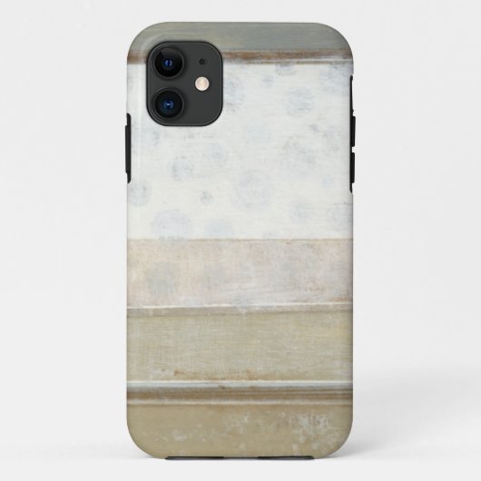 中立色の装飾的なパネルの絵画 Case-Mate iPhoneケース (裏面)