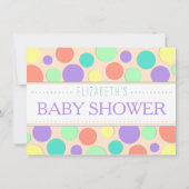 中立象のベビーシャワーの招待状 招待状 (裏面)