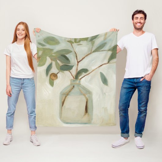 中立配置 – アイボリー フリースブランケット (インサイチュ)