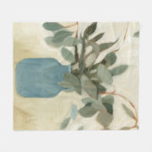 中立配置 – ステム葉ド フリースブランケット (正面(横))