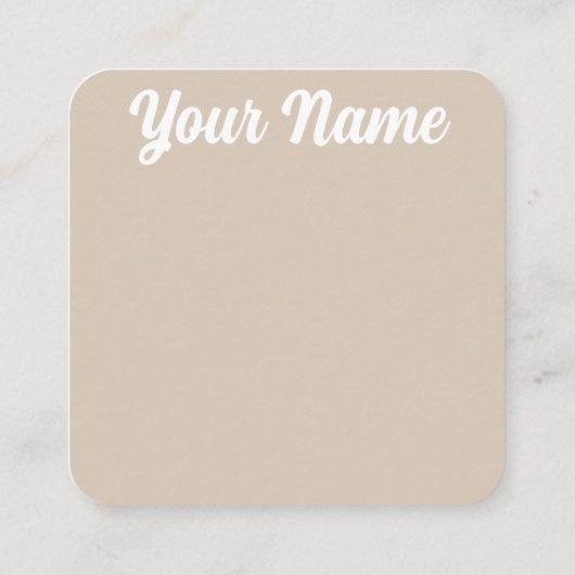 中立 | 美学 | 乾燥フローラ | 名刺 (裏面)