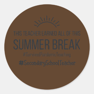 中等学校先生が稼いだ ラウンドシール