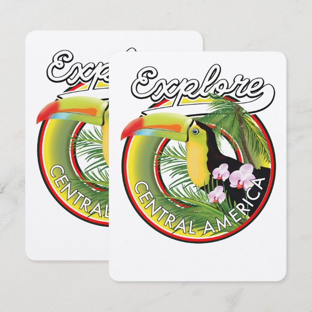 中米を探索するロゴ (正面/裏面)