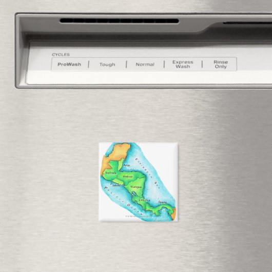 中米地図 マグネット (インサイチュ (食洗機))