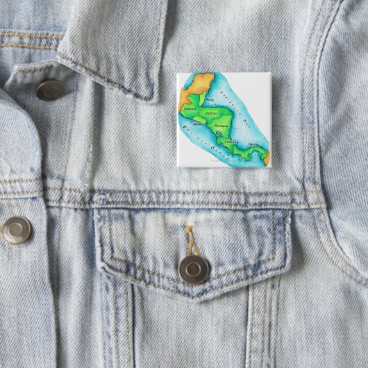 中米地図 缶バッジ (インサイチュ)