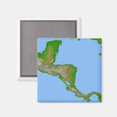 中米地形図 マグネット (正面/裏面)