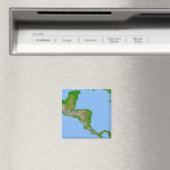 中米地形図 マグネット (インサイチュ (食洗機))