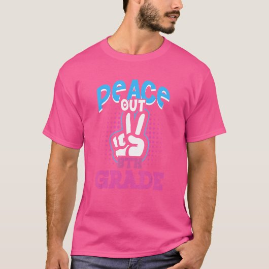 中級の平和 Tシャツ (正面)