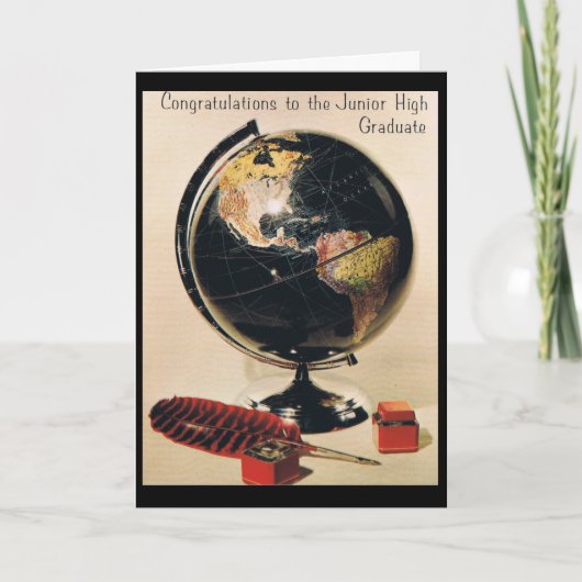 中級卒業 カード (正面)