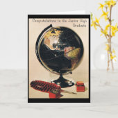 中級卒業 カード (黄色い花)