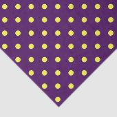 中紫と黄の水玉模様 薄葉紙 (詳細)