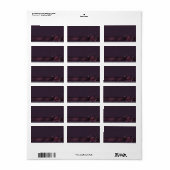 中紫バラ薬用ラベル ラベル (フルシート)