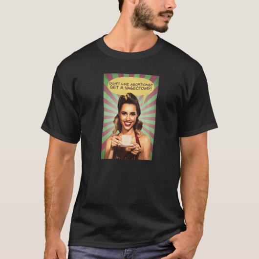 中絶が好きでない血管切除卵Vs Wade 19 Tシャツ (正面)
