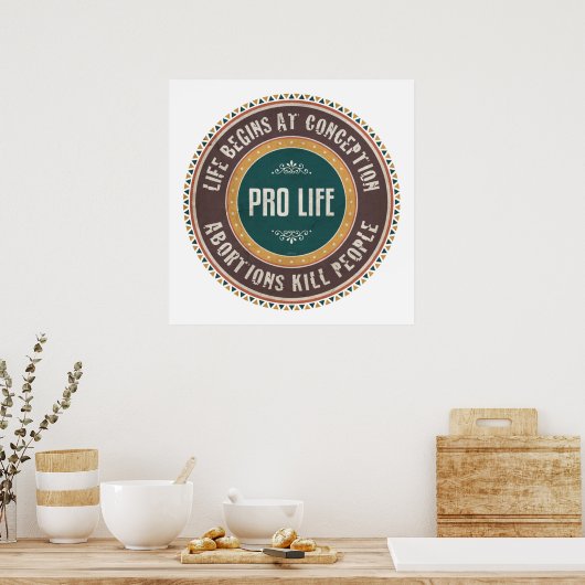 中絶で人を殺す ポスター (キッチン)