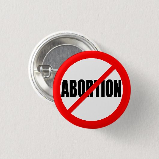 中絶なし 缶バッジ (正面&裏面)