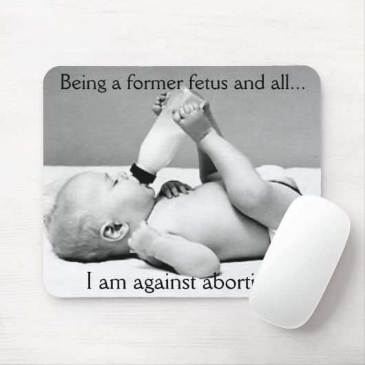 中絶に対して マウスパッド (マウス)