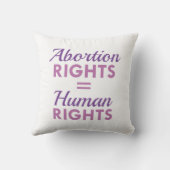 中絶の権利と同等の人権 クッション (裏面)