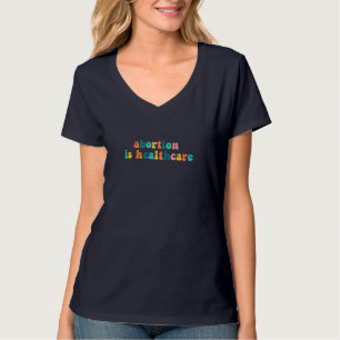 中絶はヘルスケアのフェミニストであるフェミニズムレトロプロ Tシャツ