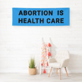 中絶は健康に気にはっきりした抗議の行進 横断幕 (インサイチュ)