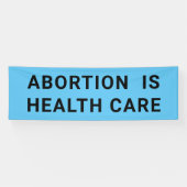 中絶は健康に気にはっきりした抗議の行進 横断幕 (横)