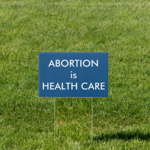 中絶は健康気に女子権利の青 アウトドアサイン