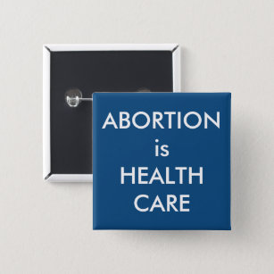 中絶は健康気に的優遇措置だ 缶バッジ