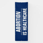 中絶は医療女性の権利であるPro-Choice B 横断幕 (縦)