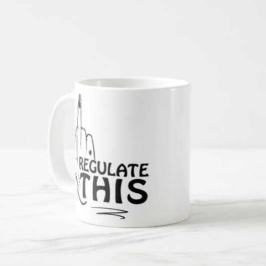 中絶は医療、中絶権 コーヒーマグカップ (正面左)