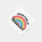 中絶は医療I スタンダードカクテルナプキン (角)