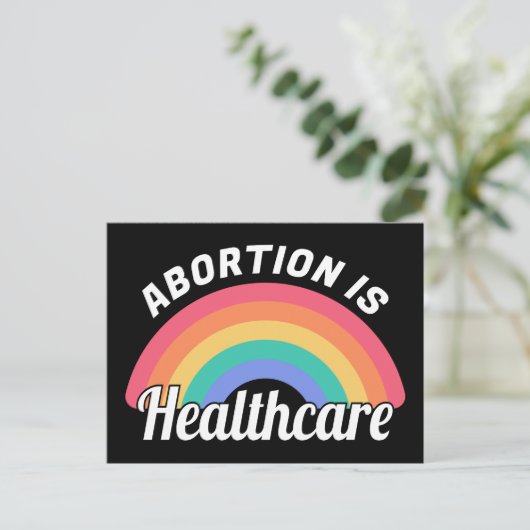 中絶は医療I ポストカード (スタンド正面)