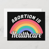 中絶は医療I ポストカード (正面/裏面)