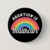 中絶は医療I 缶バッジ (正面)