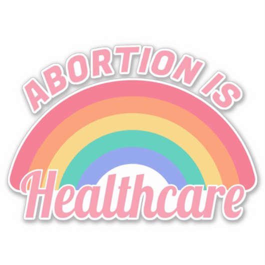 中絶は医療II シール (正面)