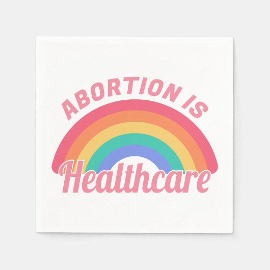 中絶は医療II スタンダードカクテルナプキン (正面)