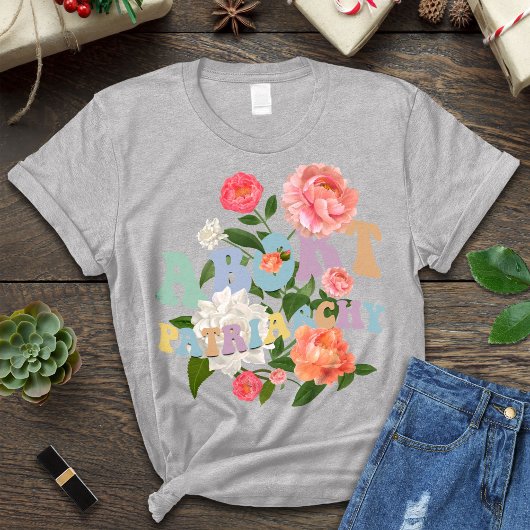 中絶を支持する女性の家父長制シャツを中止する Tシャツ