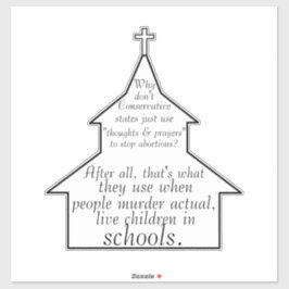 中絶カスタムに「思考と祈りの言葉」を使う シール