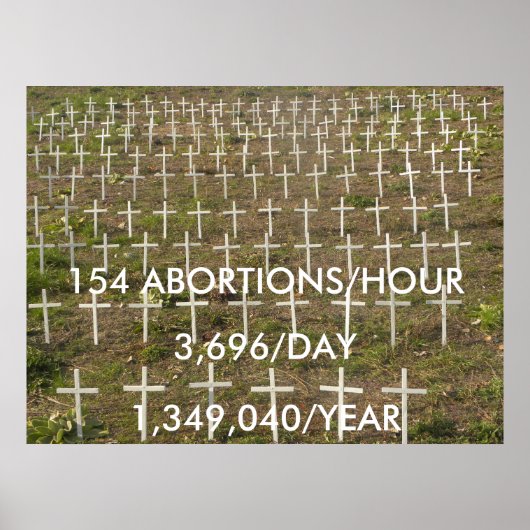 中絶ストップ ポスター (正面)