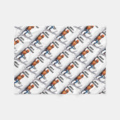 中絶ツリー外科医誕生日プレゼント。 フリースブランケット (正面(横))