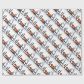 中絶ツリー外科医誕生日プレゼント。 ラッピングペーパー (フラット)