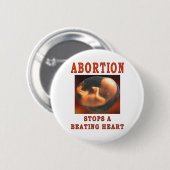 中絶停止 缶バッジ (正面&裏面)