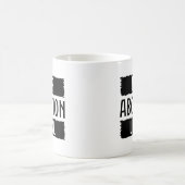 中絶合法化を維持せよ コーヒーマグカップ (中央)
