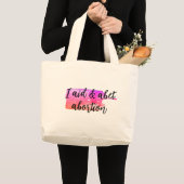 中絶幇助 ラージトートバッグ (正面(商品))
